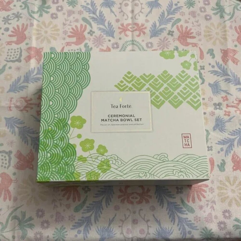 Tea Forte Ceremonial Matcha Tea Bowl Set UNUSED